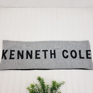 Kenneth Cole Infinity Scarf Gray Logo Scarf Career Wear Cozy